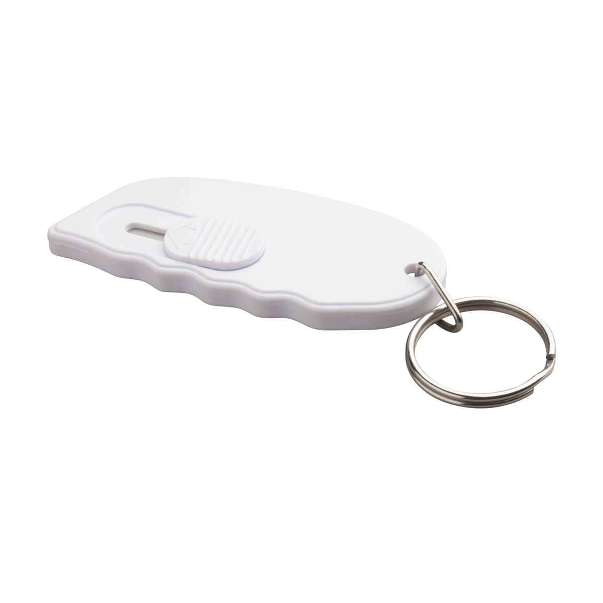 LM Minicutter mit Schlüsselring REFLECTS-TONGI WHITE weiß