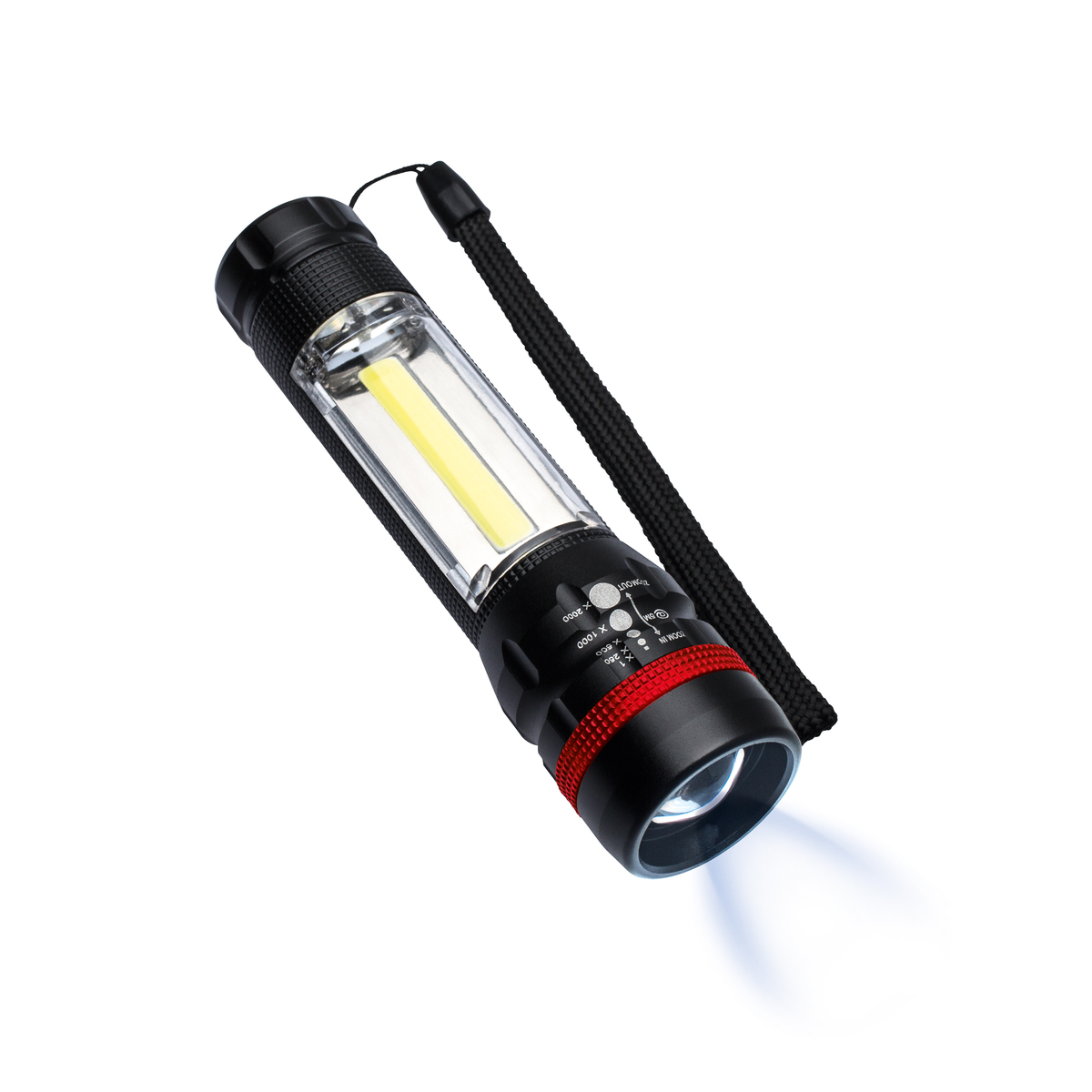 LM Multifunktions-Taschenlampe REFLECTS-BOGRA schwarz