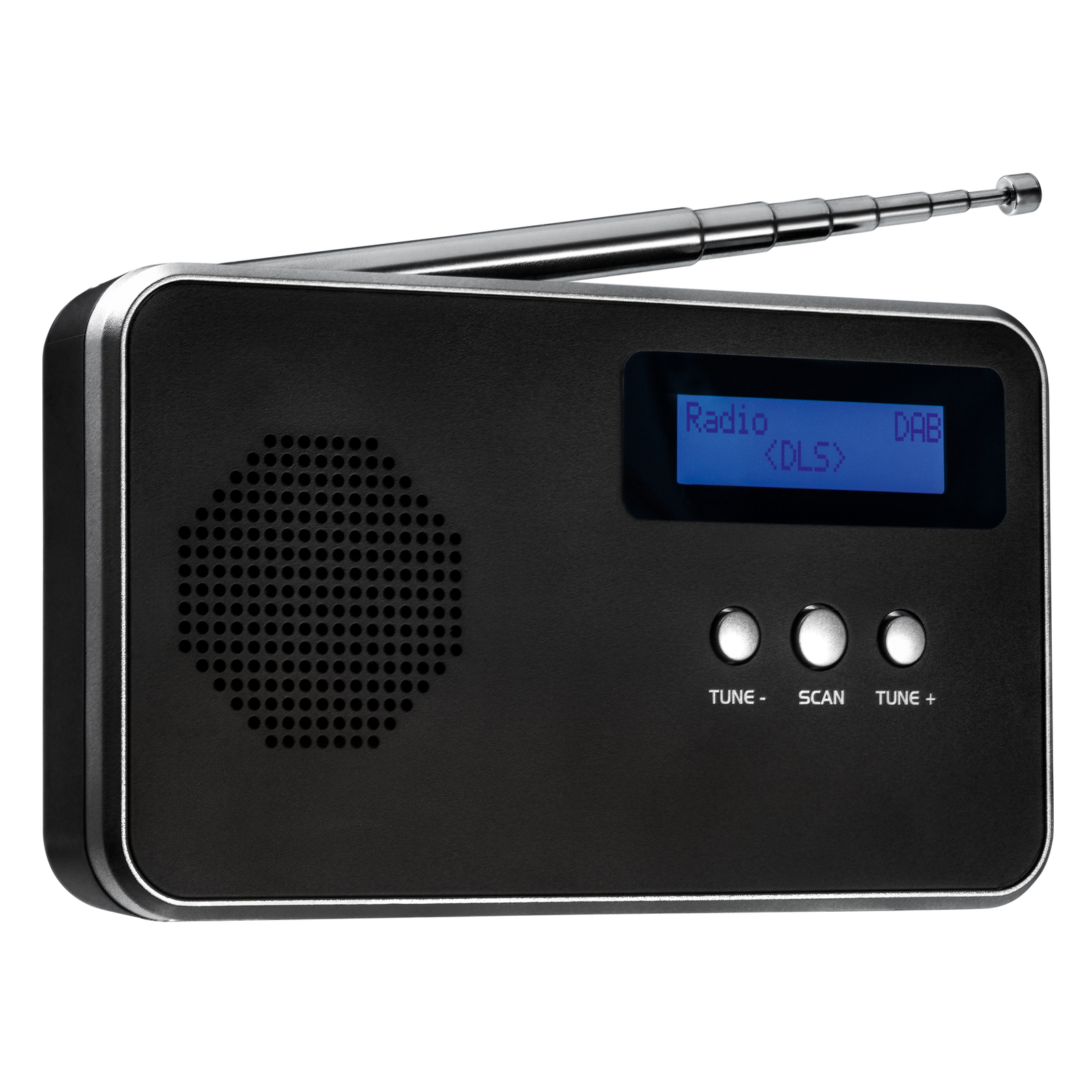 LM Tragbares Digitalradio FM / DAB+ REFLECTS-BARCELOS BLACK SILVER schwarz, silber