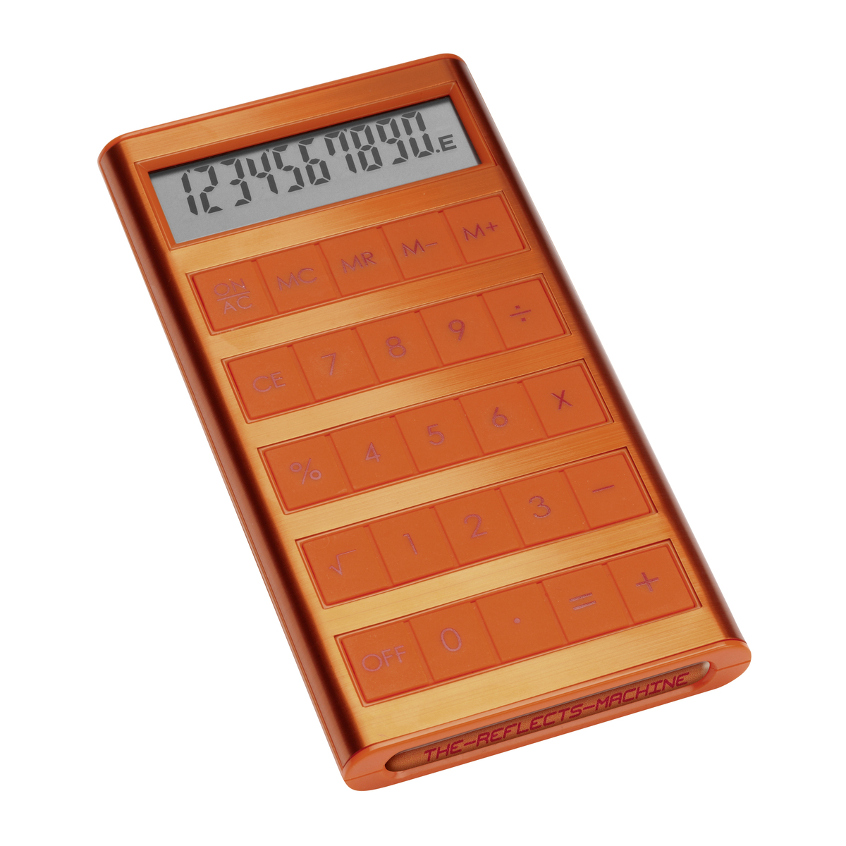 LM Solartaschenrechner REFLECTS-MACHINE ORANGE orange