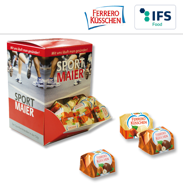 KALFANY Promotion Display Box MIDI mit Ferrero Kuesschen classic/weiß 