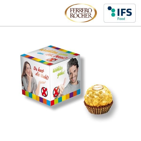 KALFANY Mini Promo-Wuerfel mit Ferrero Rocher 