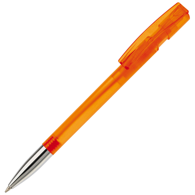 TOPPOINT Kugelschreiber Nash Transparent Transparent Orange