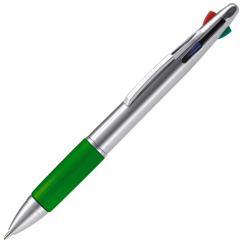 TOPPOINT KS mit 4 Schreibfarben Silber / Grün