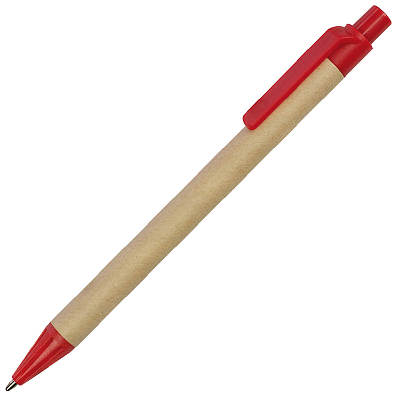 TOPPOINT Papierkugelschreiber Rot