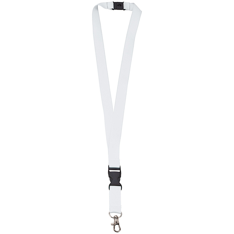 TOPPOINT Lanyard Polyester Weiss