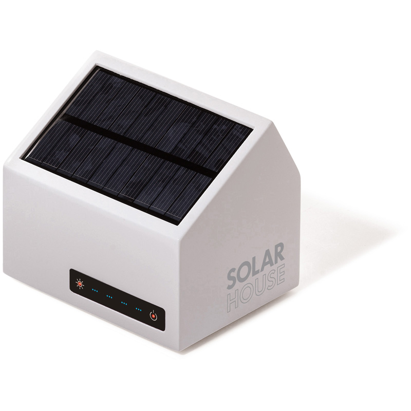 TOPPOINT Solar Batterie Haus Weiss