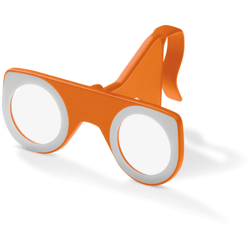 TOPPOINT Faltbare VR-Brille Orange / Weiss