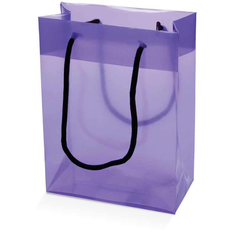 TOPPOINT Mittlere Kunststofftasche Transparent Violett