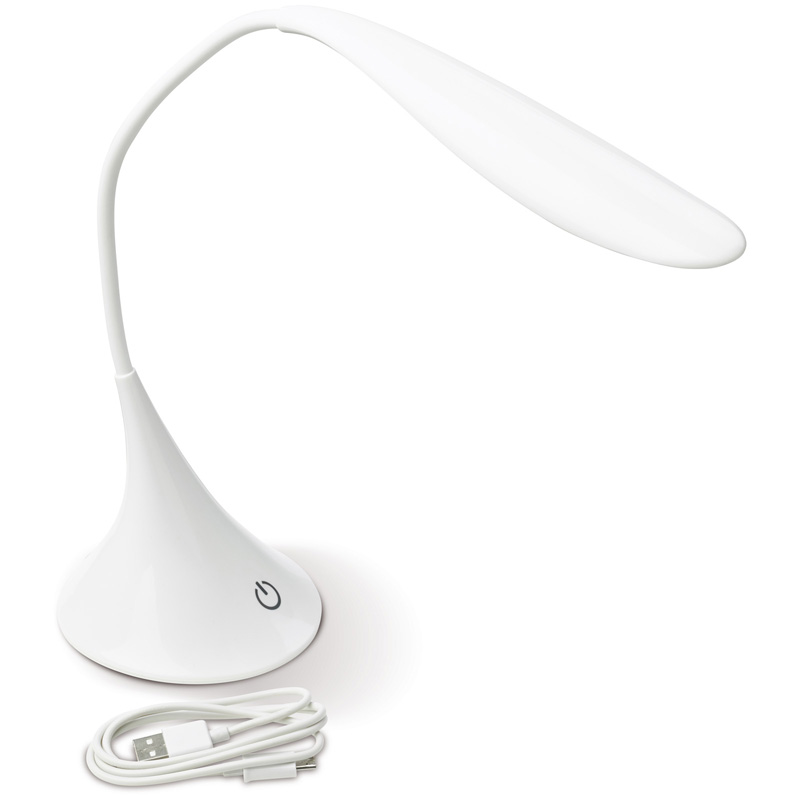 TOPPOINT Lampe Luxo Weiss