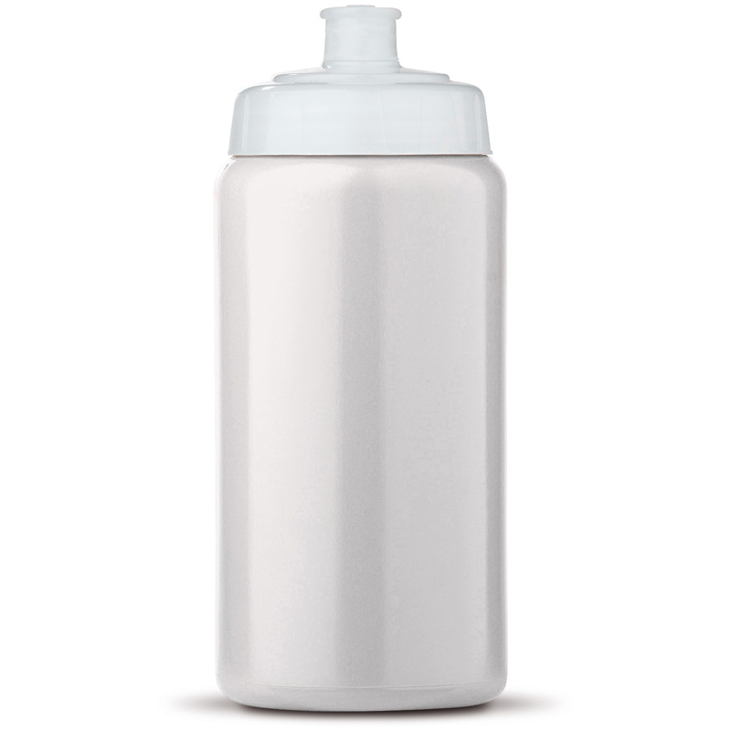 TOPPOINT Trinkflasche 0,5 l Weiss / Transparent