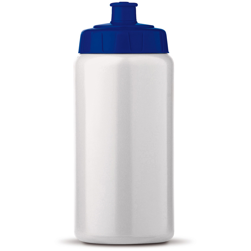 TOPPOINT Trinkflasche 0,5 l Weiss / Blau