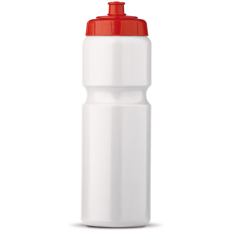 TOPPOINT Trinkflasche 0,75 l Weiss / Rot
