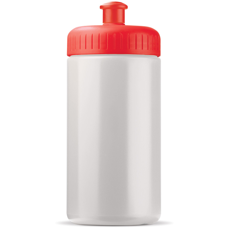 TOPPOINT Toppoint Sportflasche 500 Basic Weiss / Rot