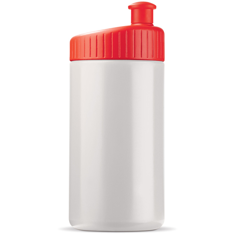 TOPPOINT Toppoint Sportflasche 500 Design Weiss / Rot